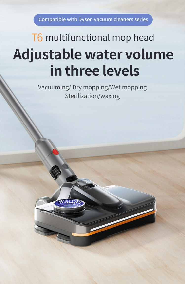 Multifunctional Floor Mop Wet and Dry Vacuum Cleaner Brush for Dyson