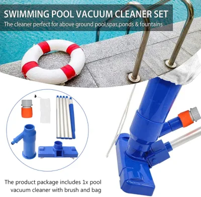 Kit de limpieza de piscinas Aspirador portátil Accesorios de limpieza de piscinas con varita